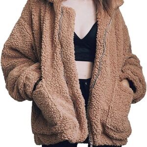 🌟HOST PICK🌟Teddy jacket- size small